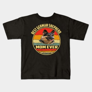 Best German Shepherd Mom Ever Vintage Kids T-Shirt